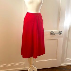 Vintage 1980s Pendleton wool Aline skirt with pockets!